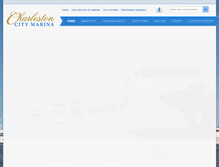 Tablet Screenshot of charlestoncitymarina.com